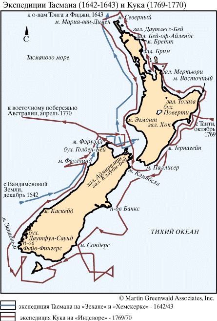 Экспедиция Кука 1769-1770