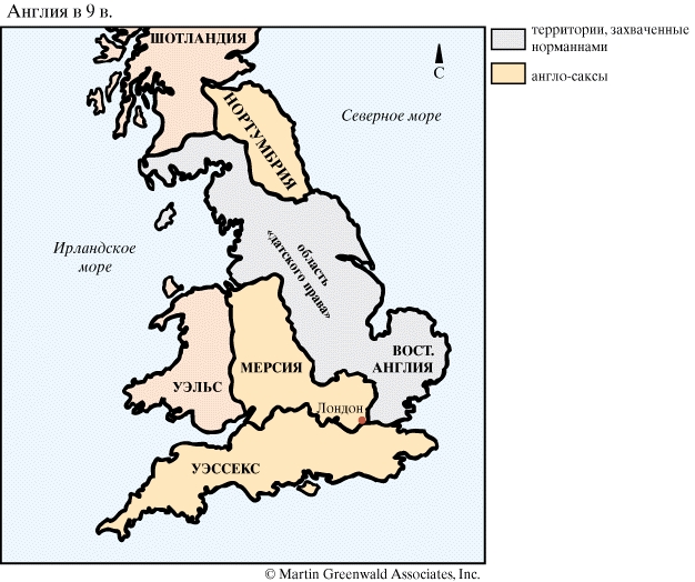 Англия в 9 веке