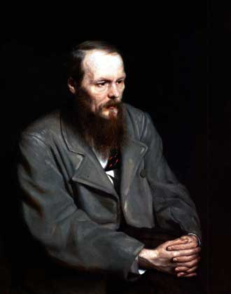 ФЕДОР МИХАЙЛОВИЧ ДОСТОЕВСКИЙ (портрет работы В.Г.Перова, 1872).