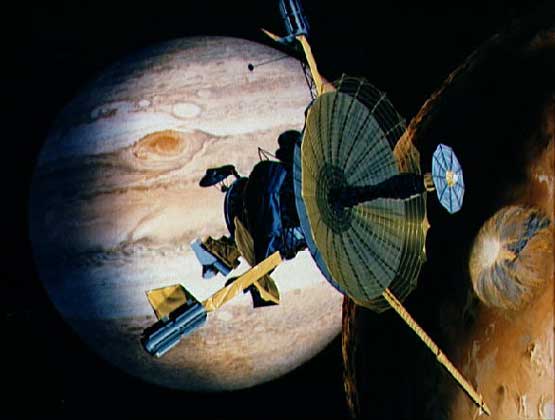 ВСТРЕЧА КОСМИЧЕСКОГО ЗОНДА ГАЛИЛЕО с Ио при полете к Юпитеру (декабрь 1995).