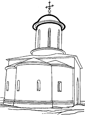 Купол. Древнерусский храм.