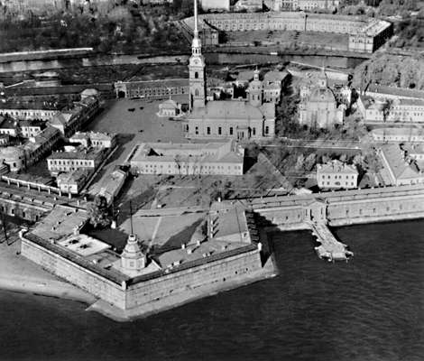 Петропавловская крепость. Общий вид.