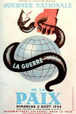 Плакат. Ж. Карлю. Национальный день Мира. 1936 г.