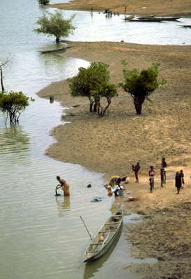 Река Нигер, Мали.