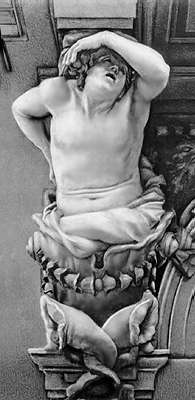 Атлант ратуши в Тулоне. Камень. 1656-57. Скульптор П. Пюже.