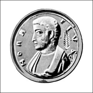 Гораций. С древнеримской монеты.