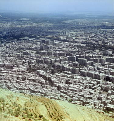 Дамаск. Панорама города.