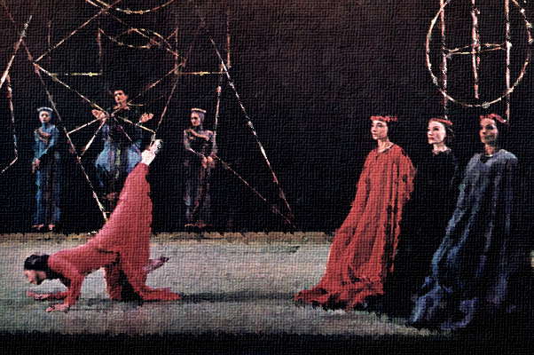М. Грэхем. Сцена из балета Величественный жест. Иенджела. 1935.