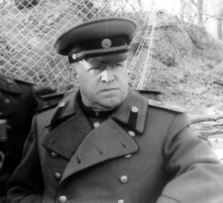 Маршал Жуков на фронте (1945 год).