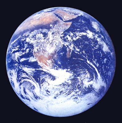 Земля. Вид из космоса.