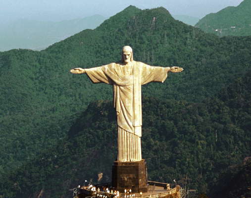 Статуя Иисуса Христа. Рио-де-Жанейро. Бразилия.