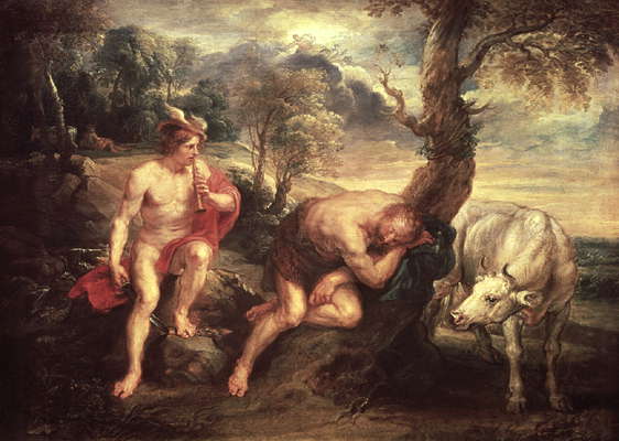 П.П. Рубенс Меркурий, Аргус и Ио. 1635-38. Картинная галерея. Дрезден.
