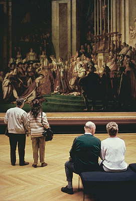 Картинная галерея: музей Лувр в Париже.