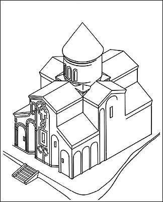 Крестово-купольный храм.