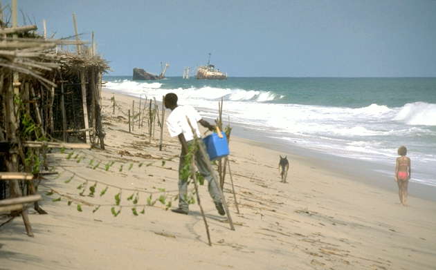 Пляж Лагоса. Нигерия.