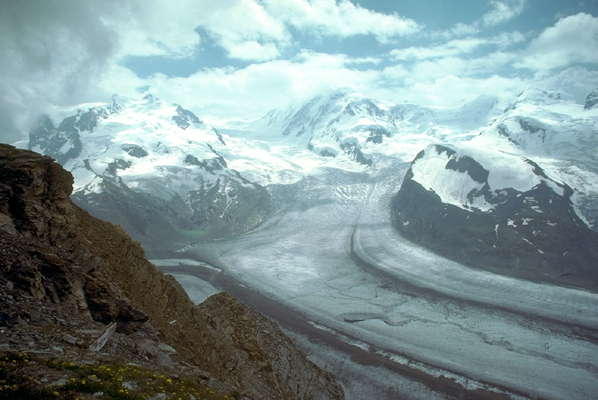 Ледник Горнерготт, Швейцарские Альпы.