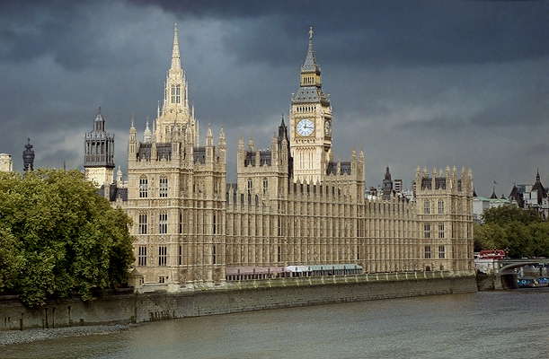 Лондон. Здание парламента.