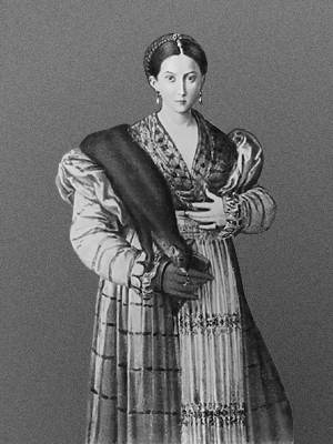 Маньеризм. Парамиджанино. Женский портрет (т.н. Антея). 1535-37. Национальный музей и галерея Каподимонте. Неаполь.