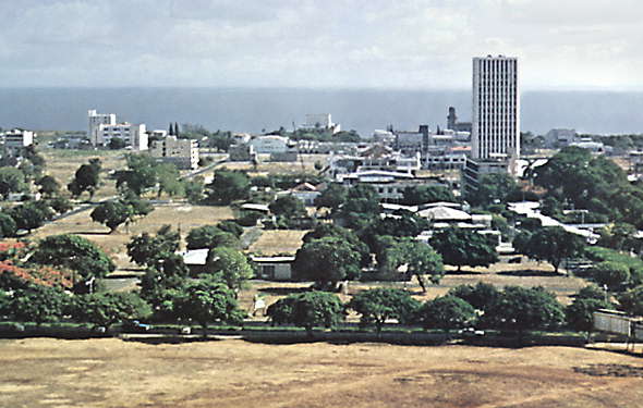 Манагуа. Панорама города.