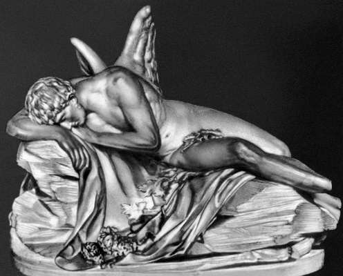Морфей. Статуя Ж.А. Гудона. Мрамор. 1769. Лувр.