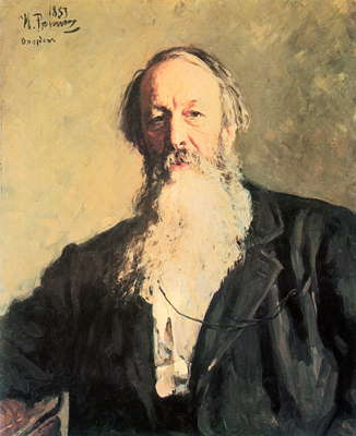 И.Е. Репин. Портрет В.В. Стасова. 1889. Масло.