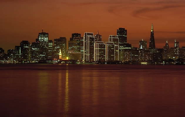 Сан-Франциско на закате.