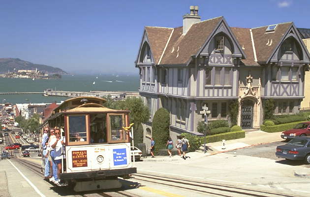 Сан-Франциско. Трамвай для туристов.