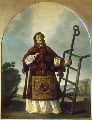 Франсиско де Сурбаран. Святой Лаврентий. 1636. Эрмитаж.