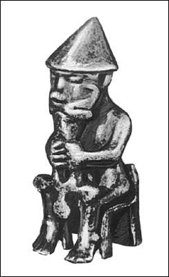 Тор. Бронзовая статуэтка, найденная в Исландии. Ок. 1000.