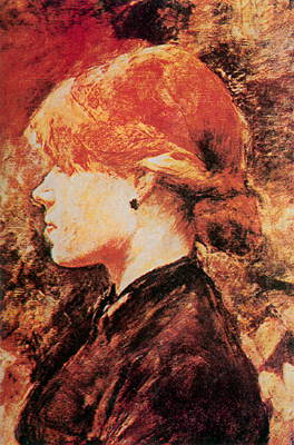 Анри де Тулуз-Лотрек. Молодая девушка с рыжими волосами. 1889 г. Париж, частная коллекция.