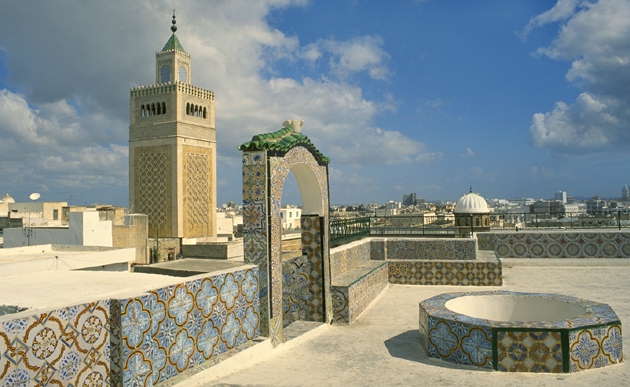 Минарет Великой Мечети. Тунис.