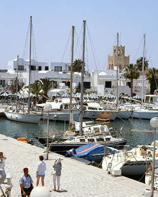 Причал для яхт. Порт Эль-Канту. Тунис.