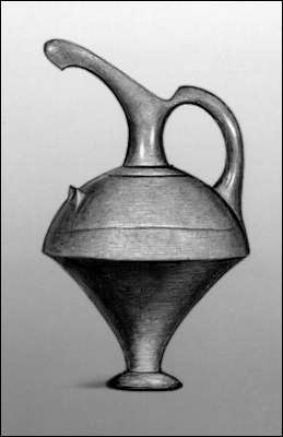 Хеттское царство. Керамический сосуд из Кюль-Тепе. 18 в. до н.э. Археологический музей. Анкара.