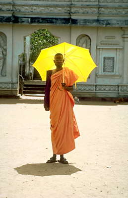 Шри-Ланка. Буддийский монах.