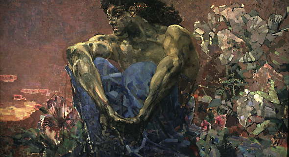 Модерн. М.А. Врубель. Демон. 1890. Третьяковская галерея.