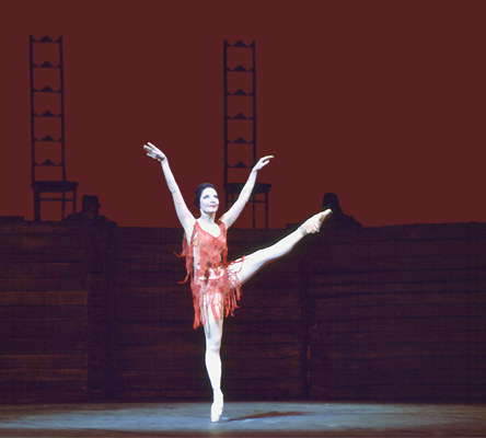 А. Алонсо в роли Кармен (балет А. Альберто Кармен-сюита, 1967).