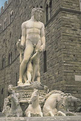 Посейдон (Нептун). Статуя во Флоренции.
