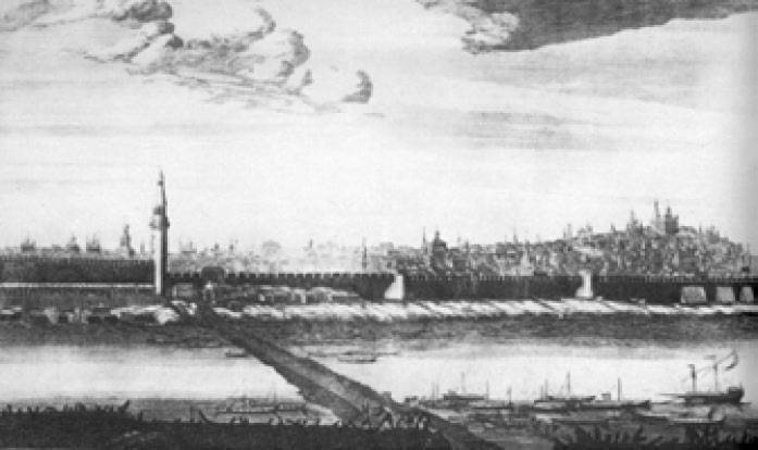 П. П. Пикар. Панорама Москвы. 1707-08