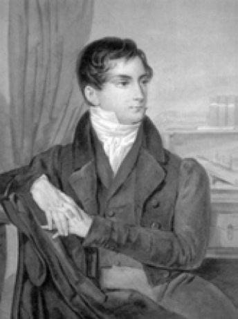 Портрет Д. В. Веневитинова. Худ. А. Лагрене. 1826