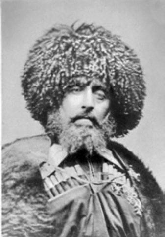Северный Кавказ. Чеченец. Фото Ф. Ордэ. 1890-е гг.