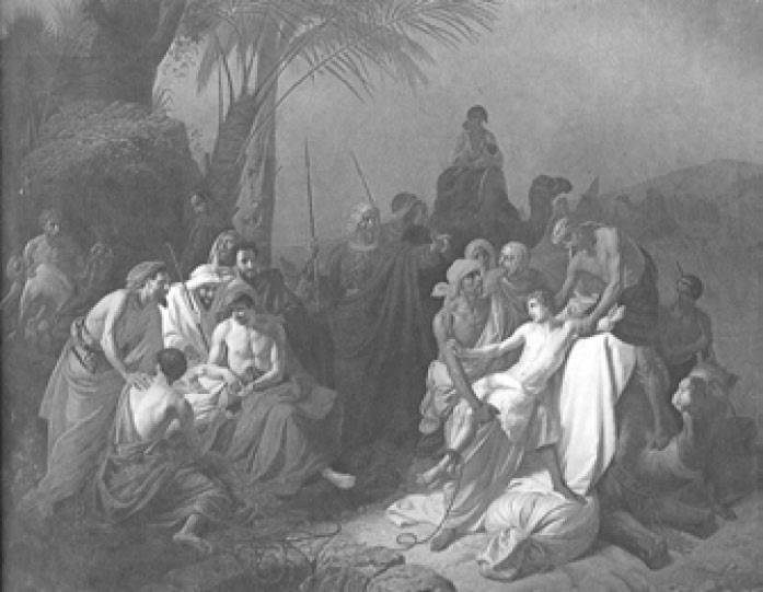 К. Д. Флавицкий. Дети Иакова продают брата своего Иосифа. 1855