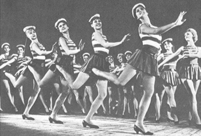 Танец эстрадно-танцевального ансамбля «Радуга». 1981