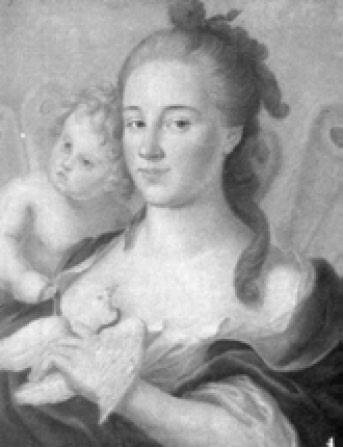 А. Н. Нарышкина. Худ. Ж. Сампсуа. 1756