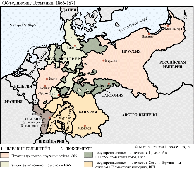 Объединение Германии, 1866-1871