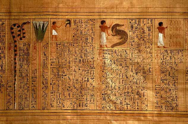 КНИГА МЕРТВЫХ, папирус (Древний Египет).