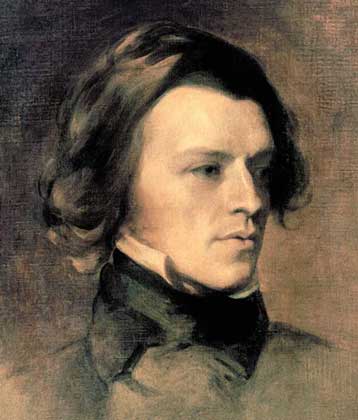 АЛФРЕД ТЕННИСОН (портрет работы С.Лоренса, ок. 1840).