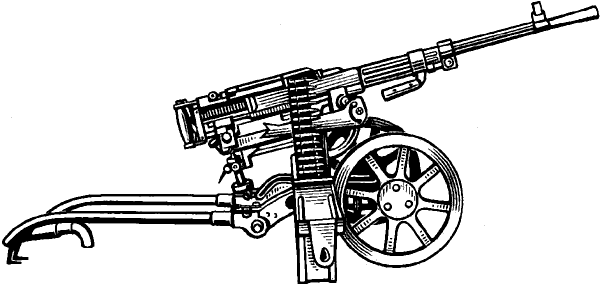 Станковый пулемёт конструкции П. М. Горюнова.