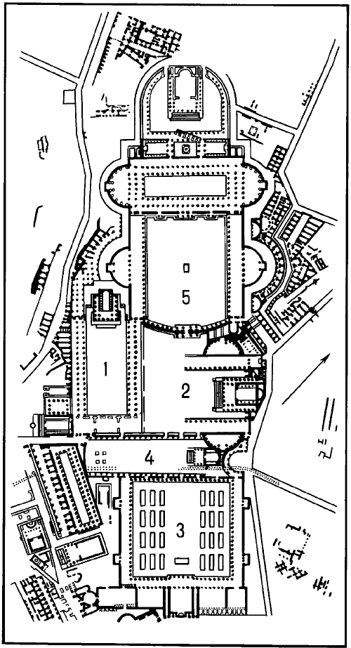 Императорские форумы в Риме I в. до н. э. - II в. н. э. Планы.
