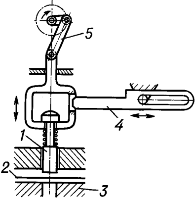 Схема ленточного перфоратора (механизма).