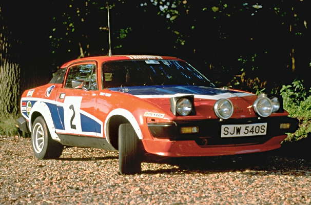 Машина TR7 V8 - победительница ралли Париж-Дакар в 1978 году.